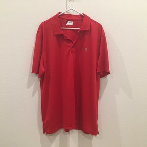 IZOD Golf Men's Shirt Polo XXL Play Dry Golf Sport Short Sleeve Red